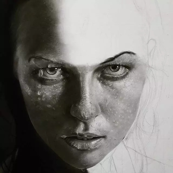 超写实素描